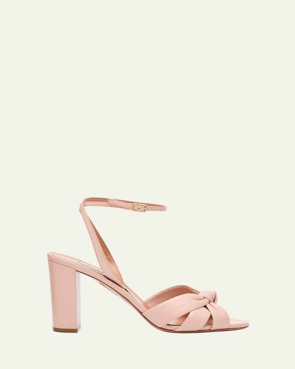 Nina Knot Ankle-Strap Sandals